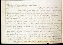 [Letter] 1842 Apr. 9, Washington, [D.C. to] Thatcher T. Payne, New York / J[ohn] H[oward] P[ayne]