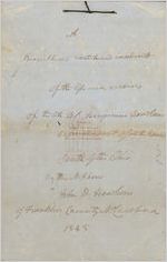 A biographical sketch and incidents of the life and services of the late Col[onel] Benjamin Hawkins Superintendent of all the Indians South of the Ohio by his nephew John D. Hawkins of Franklin County No[rth] Carolina, 1848