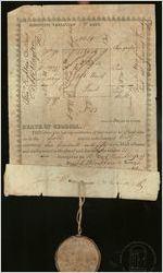 [Land grant with map for plot in] Early County, Georgia, 1821 Oct. 11 / [authorized by] John Clark, Governor of [Georgia]