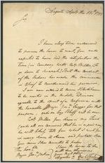 [Letter] 1793 Apr. 11, Augusta, [Georgia to] Brig[a]d[ie]r Gen[era]l [James] Jackson, Savan[n]ah, [Georgia] / A[d]j[utant] Gen[era]l Augustus C. G. Elholm
