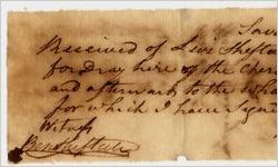 [Receipt] for dray hire of the Cherokee annuities, 1807 Sept. 7/ [sworn to by] Henry Cuningham