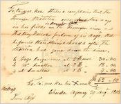 [Claim] 1816 Aug. 29, Cherokee Agency / [signed by] Tetoneskee; witness[ed by] Lewis Ross