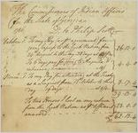 [Receipt for services rendered by] Philip Scott, 1786 / [received by] John Habersham