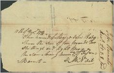 [Receipt for building payment made to] Jesse Barnett, 1786 Nov. 10