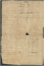 Letter [enclosing a] talk [given by] the Fat King, 1782 Dec. 28, Augusta, [Georgia to] John Martin Esquire, Savannah, Georgia/ James Rae