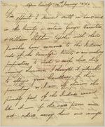 Letter, 1814 Jan. 10, Telfair County, Georgia [to] Peter Early, Governor of Georgia