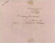 Letter, 1816 May 11, Fort Hawkins, Georgia [to] D[avid] B. Mitchell, Governor of Georgia, near [Milledgeville], Georgia / Lieutenant William Bee