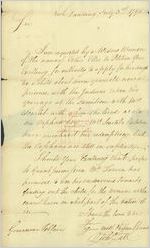 [Letter] 1791 July 3,  Rock Landing [Baldwin County, Georgia to Governor of Georgia Edward] Telfair, Augusta / Maj[o]r Richard Call