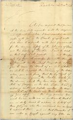 [Copy of letter] 1791 Nov. 19, Philadelphia [to Edward] Tellfair [i.e., Telfair], Governor of Georgia, Augusta / Aug[u]st[u]s Christ[ian] Geo[rge] Elholm