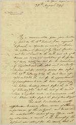Report of the Attorney General, 1794 Aug. 30, Augusta, [Georgia to] Georgia Governor George Mathews / George Walker