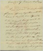 [Letter], 1797 Dec. 13, Greene County, [Georgia to] Governor Jared Irwin, Louisville, [Georgia] / W[illia]m Melton