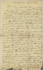 Letter, 1804 May 17, Fort James, [Wayne County, Georgia to] Governor [of Georgia] John Milledge / David Adams