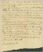 Affidavit of Orendates [i.e., Orandates ?] Watson, 1813 Dec. 6, Pulaski County, Georgia