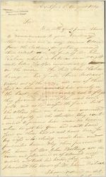 Letter [with copies of affidavits] 1814 Aug. 6, Hartford, Pulaski County, [Georgia to Governor of Georgia] Peter Early, Milledgeville / Allen Tooke