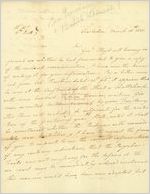 Letter, 1815 Mar. 18, Charleston, [South Carolina to] the Governor of Georgia / Thomas Pinckney