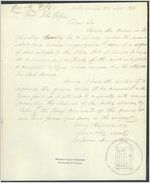 Letter, 1831 Nov. 23, Milledgeville, [Georgia to] Gen[eral] John Coffee, Telfair County, Georgia / Wilson Lumpkin, Gov[erno]r [of Georgia]