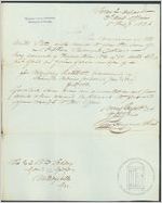 Letter, 1836 Feb. 5, Treas[ur]y Depart[ment to] W[illia]m Schley, Gov[erno]r of Geo[rgi]a, Milledgeville, Geo[rgia] / Peter Hagner
