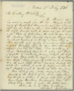 Letter, 1836 Feb. 2, Madison, [Georgia to Governor] W[illia]m Schley, Milledgeville, Geo[rgia] / Thomas J. Burney