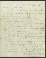 Letter, 1836 May 26, Carnesville [Georgia to Governor] William Schley, Milledgeville, G[eorgi]a / Ja[me]s Morris