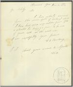 Letter, 1836 June 20, Hancock [County ?], Geor[gia to William] Schley, Gov[ernor of Georgia], Columbus, Geor[gia] / Col[onel] F. E. Brooking