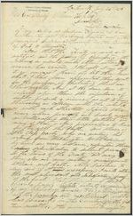 Letter, 1836 Jul. 23, Cassville, [Georgia to Governor] William Schley, Milledgeville, G[eorgi]a / Cornelius D. Terhune