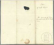 Letter, 1837 Nov. 21, Lowndes County, [Georgia to] George R. Gilmer, Governor [of Georgia], Milledgeville, [Georgia] / Henry Blair