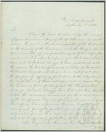 [Letter] 1840 Sept. 5, [Washington, D.C. to] C[harles] J. McDonald, Governor of Georgia, Milledgeville, Georgia / J[oel] R. Poinsett