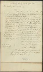 [Letter] 1842 Mar. 19, Lowndes County, [Georgia to] Charles J. McDonald, [Governor of Georgia] / Gen[era]l Levi J. Knight