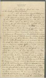 [Letter with enclosures] 1842 Apr. 22, Lowndes County, [Georgia] to Cha[rle]s J. McDonald, [Governor of Georgia] / Levi J.  Knight
