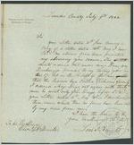 [Letter] 1842 July 9, Lowndes County, [to] Cha[rle]s J. McDonald, [Governor of Georgia], Milledgeville, G[eorgi]a / Levi J. Knight