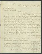 [Letter] 1842 Nov. 5, Fort Jackson, Camden Co[unty], Georgia, to Charles J. McDonald, [Governor of Georgia], Millidgeville [i.e., Milledgeville], Georgia /  Capt[ain] Aaron Jernigan