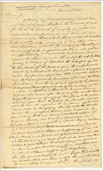 Letter, 1832 Mar. 3, Camp Lumpkin to Governor Wilson Lumpkin, Milledgeville, Georgia / John Coffee