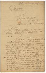 Petition of Augustus Christian George Elholm, 1792 Dec. 6, Augusta, [Georgia]