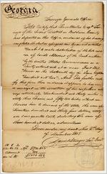 [Statement of payment due] Levin Wailes for services as surveyor, 1805 Nov. 2 / [prepared by] Daniel Sturges