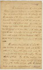Letter, 1791 Mar. 21 [to Edward] Telfair, Governour [sic of Georgia] / Rich[ar]d Call
