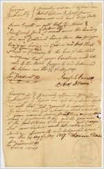[Affidavits] of Robert Ellison, Joseph James, and William Ellison, Jackson County, Georgia, 1817 May 15 / sworn to before Jno. [i.e. John] Treadwell