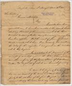 Letter, 1816 Apr. 12, Fairfield, near St. Marys, [Georgia to] David B. Mitchell, Governor of Georgia, Milledgeville, [Georgia] / Maj[or] Gen[era]l John Floyd