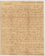 Letter, 1814 Oct. 12, F[ort] Hawkins [to] Governor Peter Earley [i.e., Early] / Colo[nel] Benjamin Hawkins