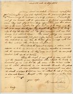 Letter, 1815 Feb. 26, camp 115 mile [to Peter] Early, Governor [of Georgia], Millidgeville, [i.e. Milledgeville, Georgia] / Colo[nel] Benjamin Hawkins