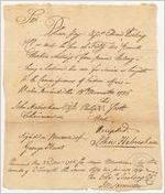 [Account] of Philip Scott for services as linguist, 1786 Nov. 22 / [approved by] John Habersham