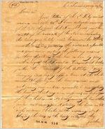 [Letter] 1819 Aug. 7, Chickasaw Agency / H. [?] Sherburne  of an image