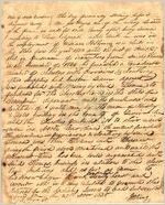 Deposition of J[ohnson] W. King, 1838 Nov. 27, Haywood County, N[orth] C[arolina] / sworn to before G[eorge ?] W. Hayes  of an image