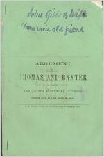 Argument of Thomas and Baxter in favor of paying the suspended interest under the act of July 29, 1848