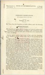 Report, House of Representatives, 1857 Feb. 13 / given by Mr. [Lemuel?] Todd