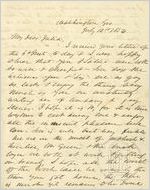 Letter, Washington, Georgia to Julia A[nn DuBose] Toombs
