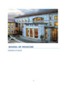 School of Medicine Catalog 2016-2017