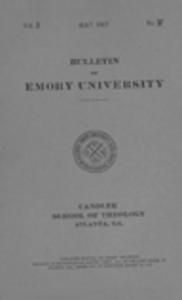 Candler School of Theology 1917