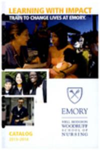 School of Nursing course catalog 2013-2014