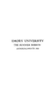 Emory Summer Session 1923
