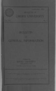 Bulletin of General Information 1927